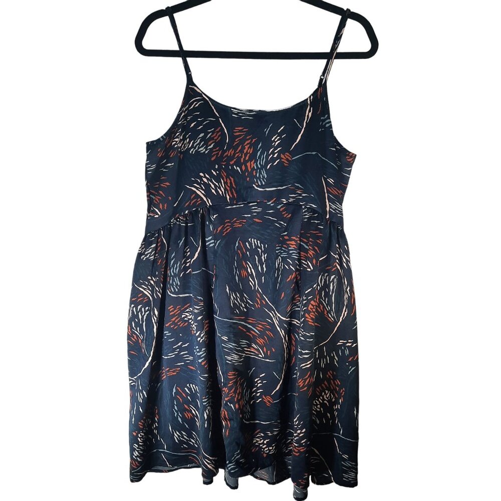 LOFT Sleeveless Printed Baby Doll Mini Dress